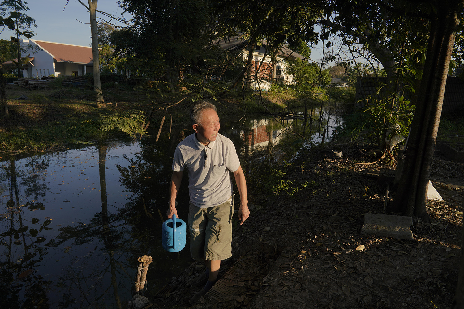 The military conducted rescue operations in areas affected by a hurricane