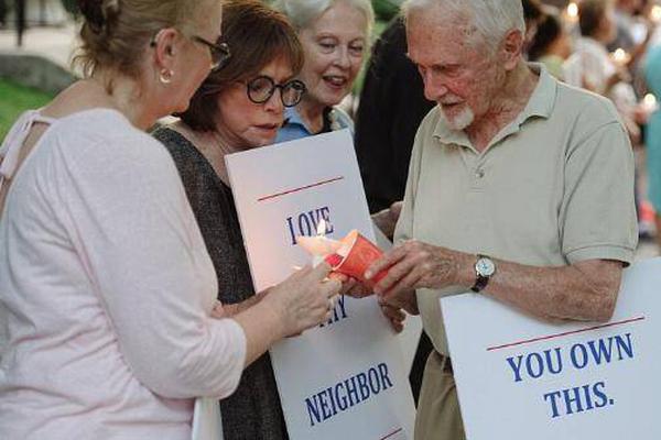 The mayor announced a plan to add more crosswalks and pedestrian signals downtown