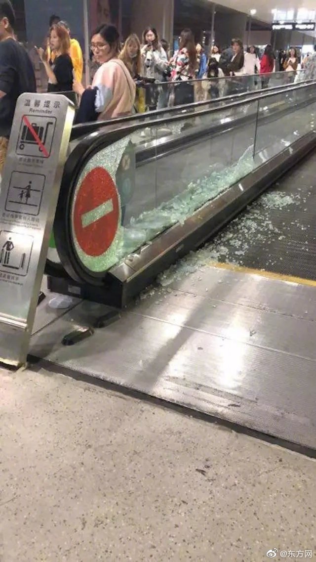 Weather conditions caused delays to flights at the main airport